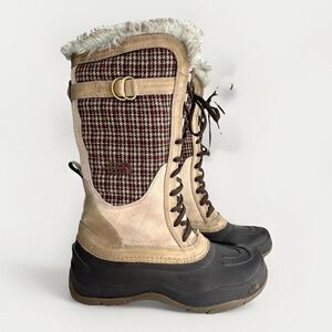The North Face Women’s Boots Shellista lace luxe Winter Fur Waterproof size 9